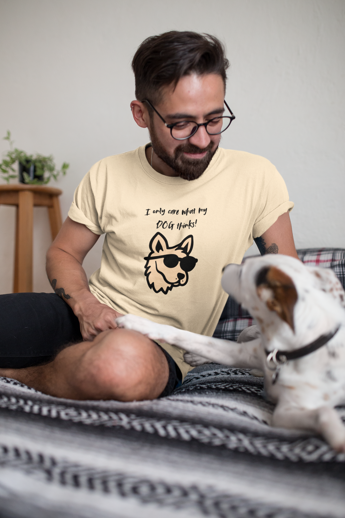 I Only Care What My Dog Thinks Graphic Tee