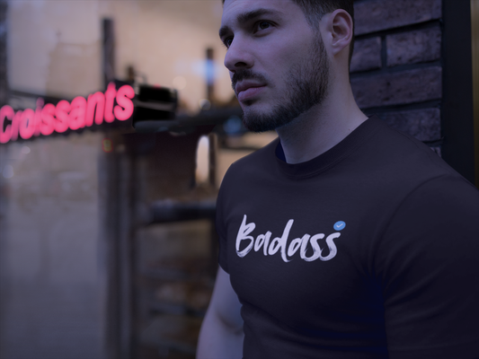 Men’s “Badass” T-Shirt – Own the Attitude