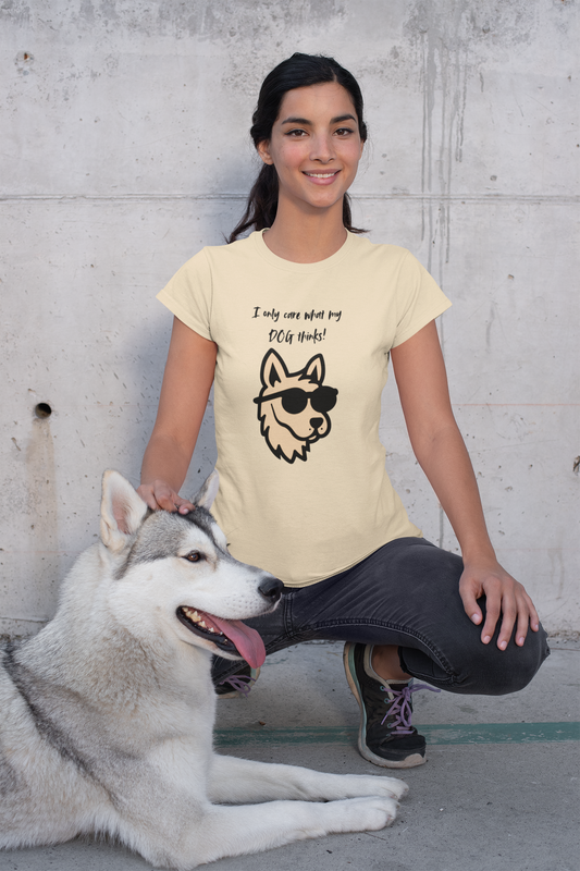I Only Care What My Dog Thinks Graphic Tee