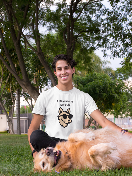 I Only Care What My Dog Thinks Graphic Tee